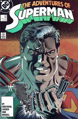 Adventures of Superman #431 cover