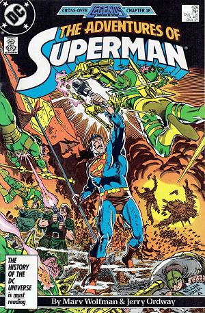 Adventures of Superman #426 cover