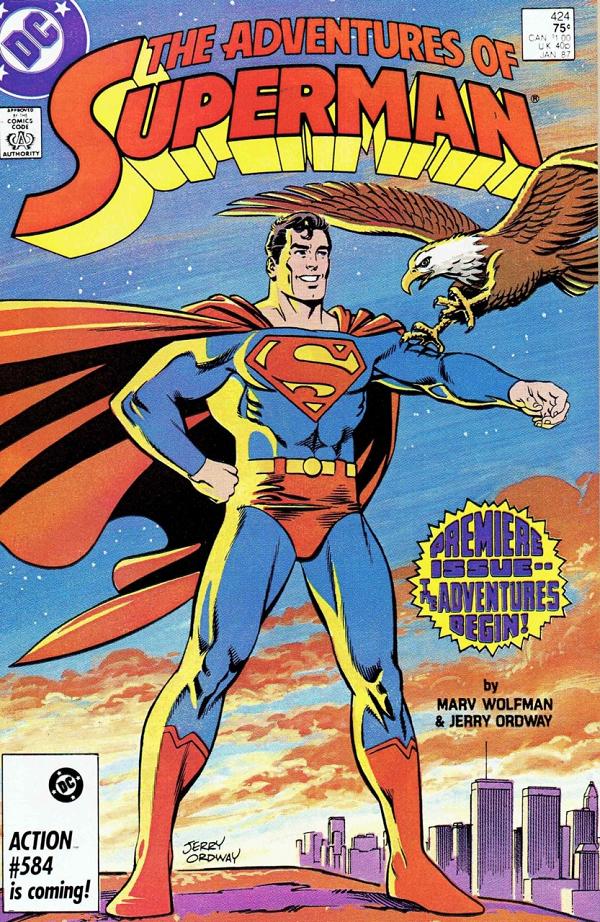 Adventures of Superman #424 null cover