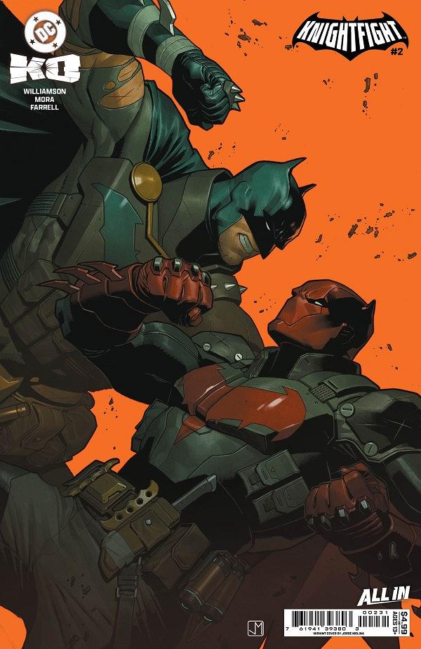 Dc K.o. Knightfight #2 Cover C Jorge Molina Variant cover