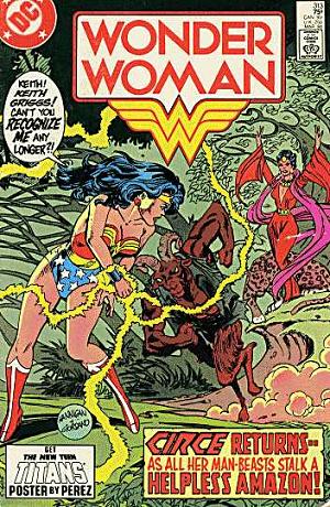 Wonder Woman #313 cover