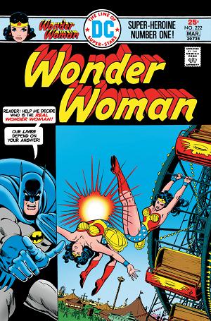 Wonder Woman #222 cover