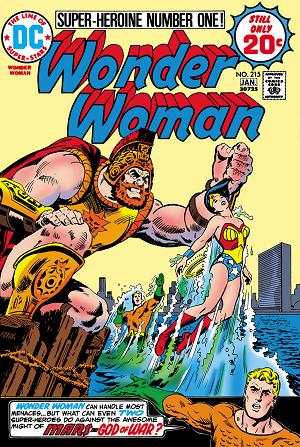 Wonder Woman #215 cover