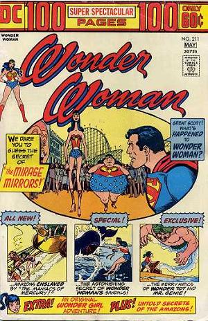 Wonder Woman #211 cover
