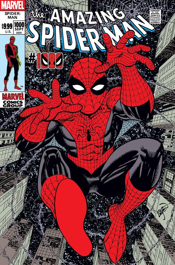 Amazing Spider-Man #36 variant cover by Erik Larsen