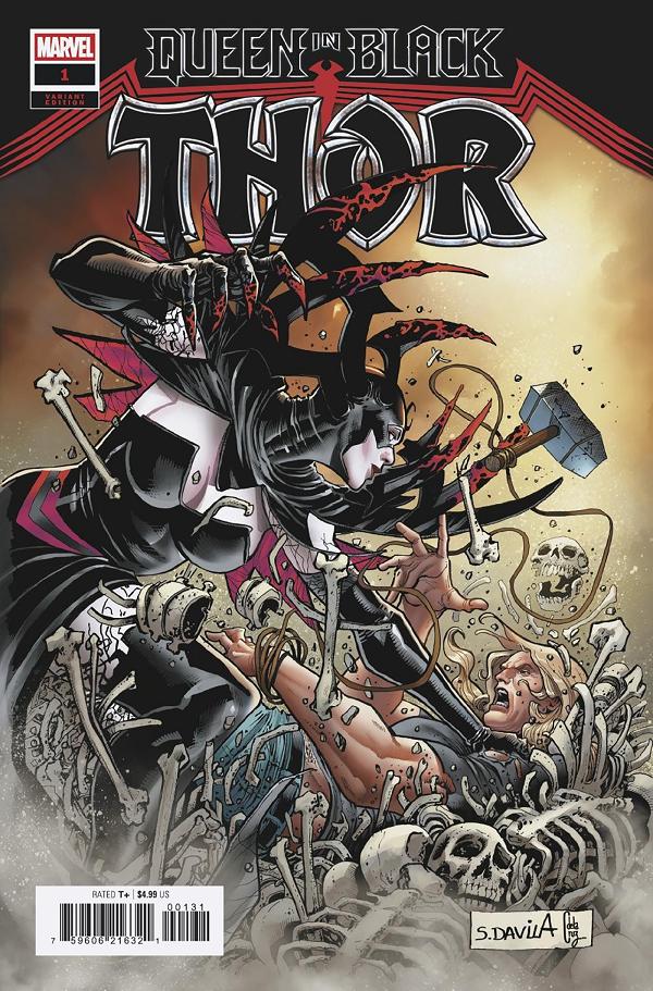 Queen In Black: Thor #1 SERGIO DAVILA VARIANT [QIB] cover
