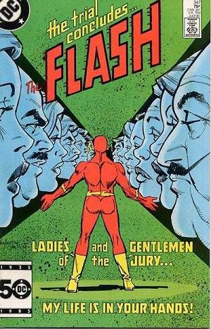 The Flash #347 cover