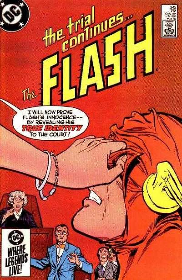 The Flash #345 null cover