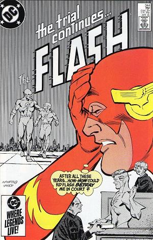 The Flash #344 cover