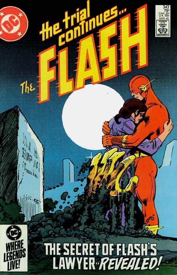 The Flash #343 null cover