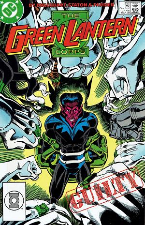 The Green Lantern Corps #222 cover