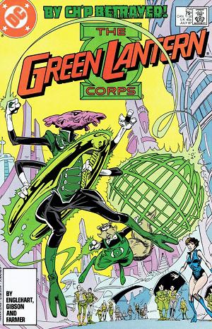The Green Lantern Corps #214 cover