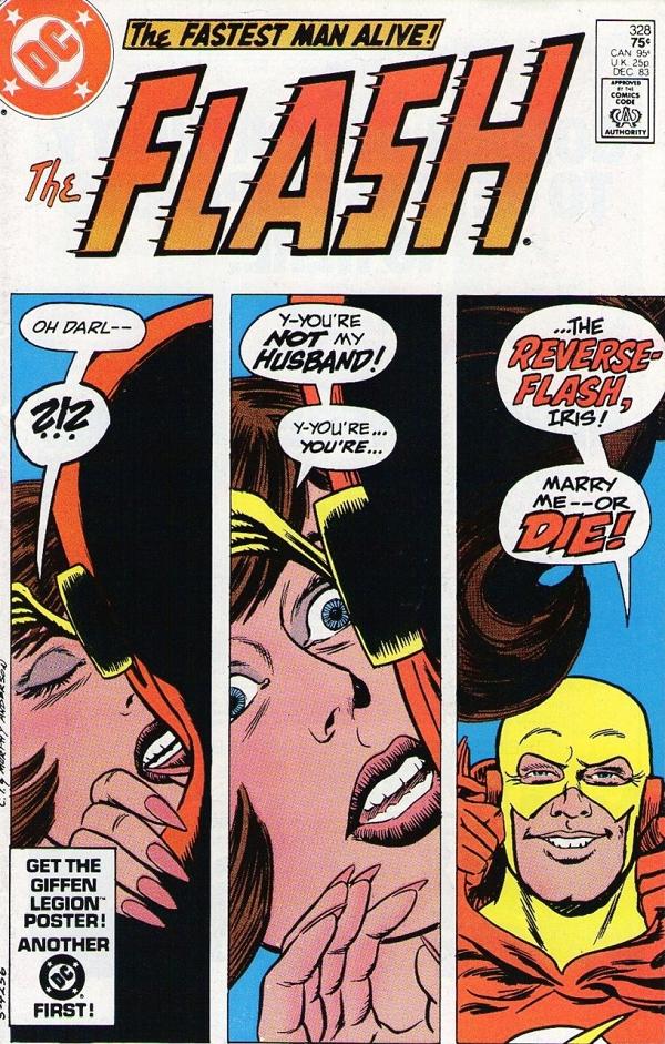The Flash #328 null cover