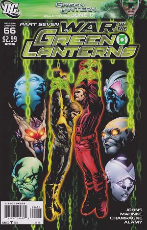 Green Lantern #66 cover