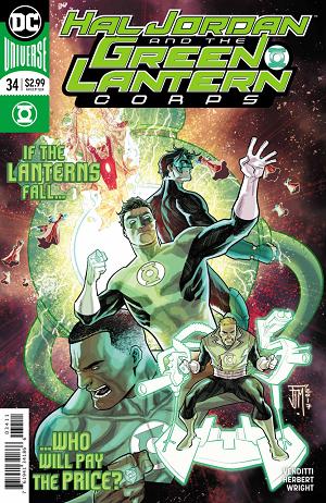 Hal Jordan & The Green Lantern Corps #34 cover
