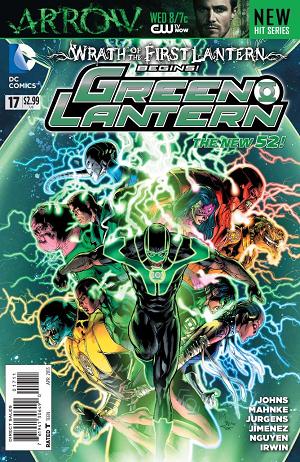 Green Lantern #17 cover