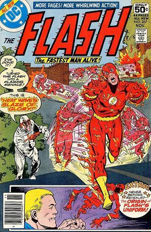 The Flash #267 cover