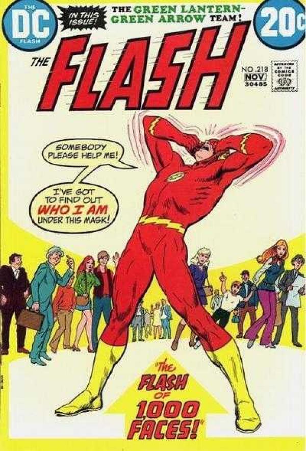 The Flash #218 null cover