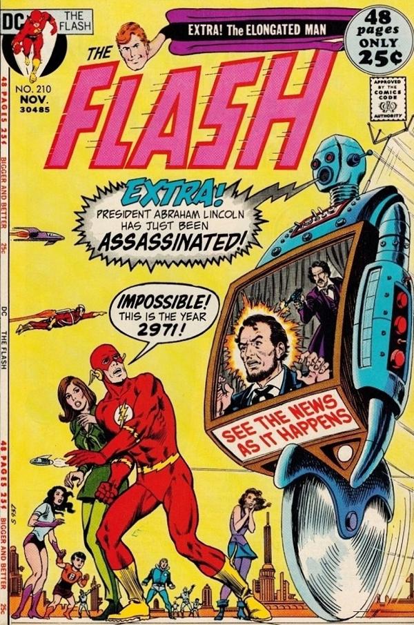 The Flash #210 null cover