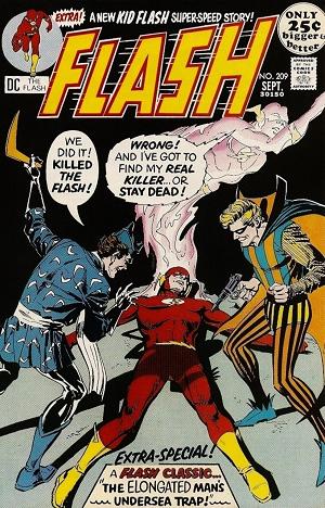 The Flash #209 cover