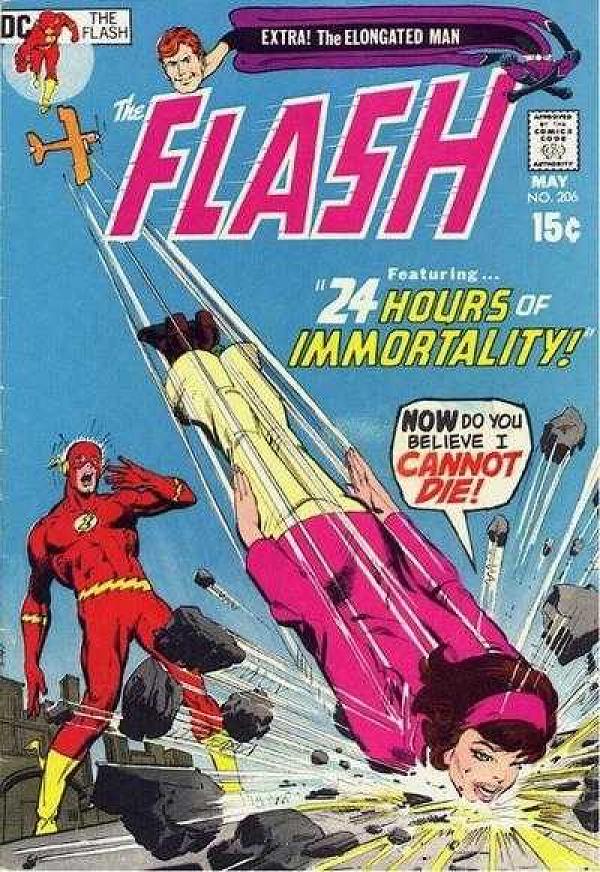 The Flash #206 null cover