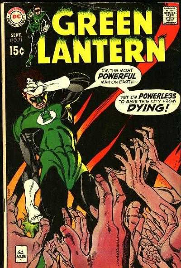 Green Lantern #71 null cover