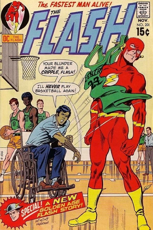The Flash #201 null cover