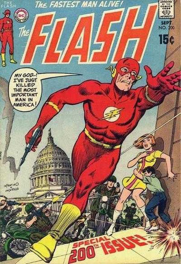 The Flash #200 null cover
