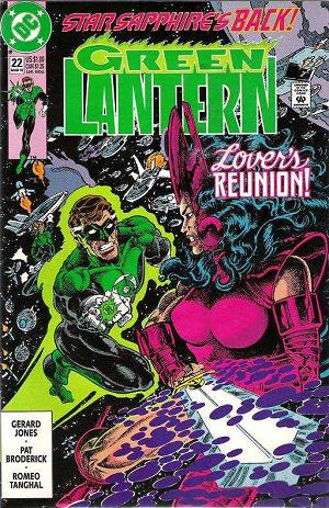 Green Lantern #22 cover