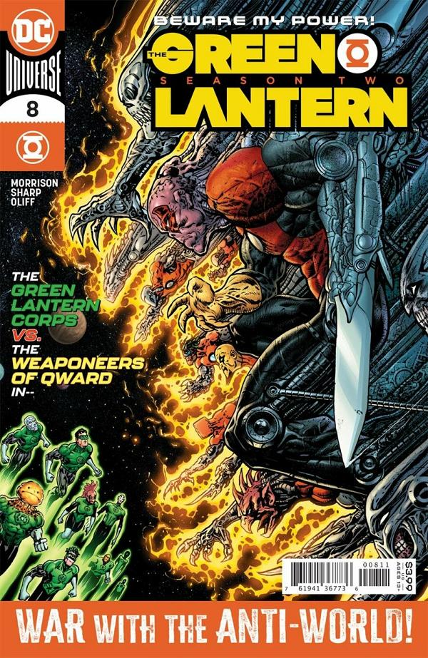 The Green Lantern Season Two #8 cover