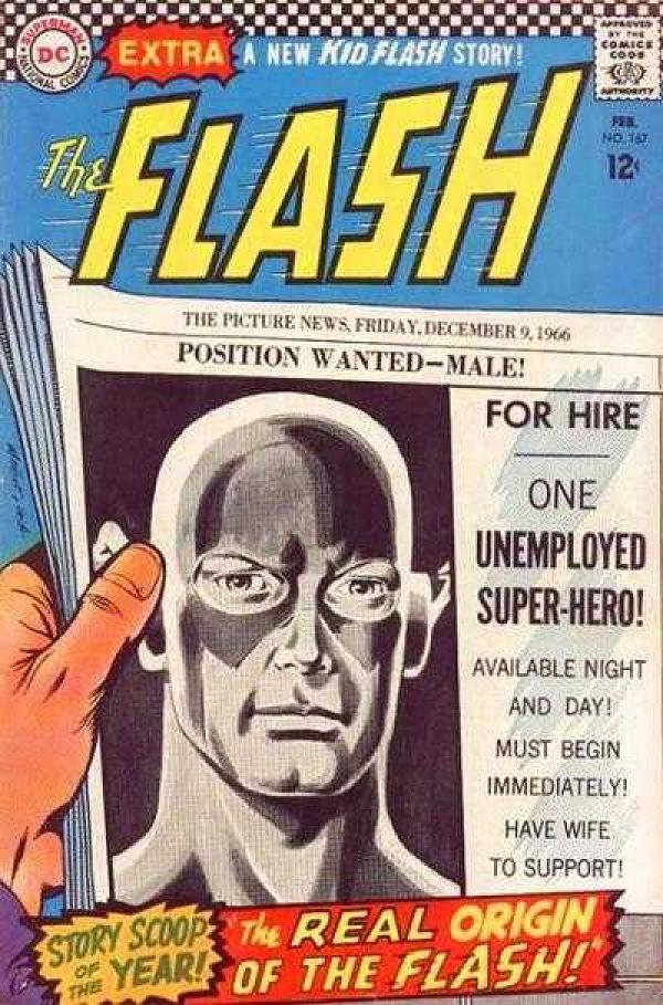 The Flash #167 null cover