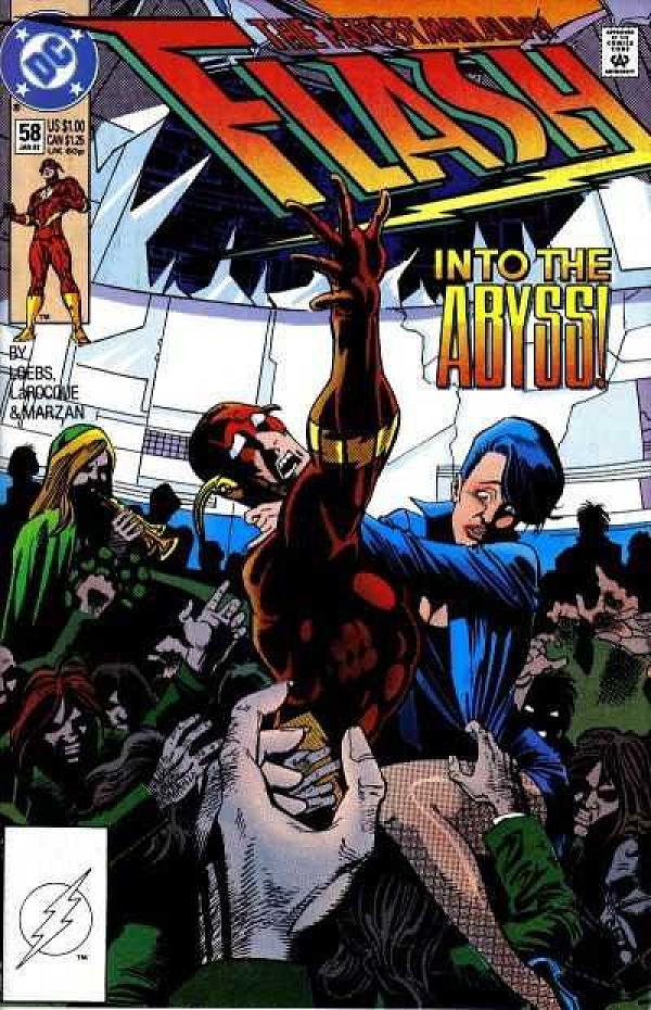 The Flash #58 null cover
