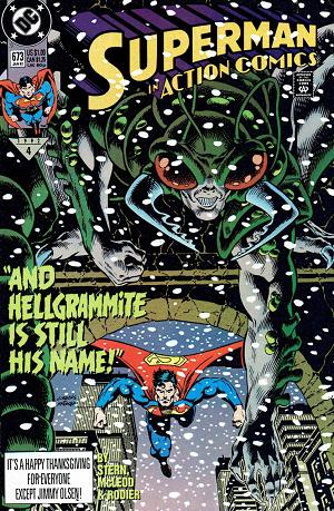 Action Comics #673 cover