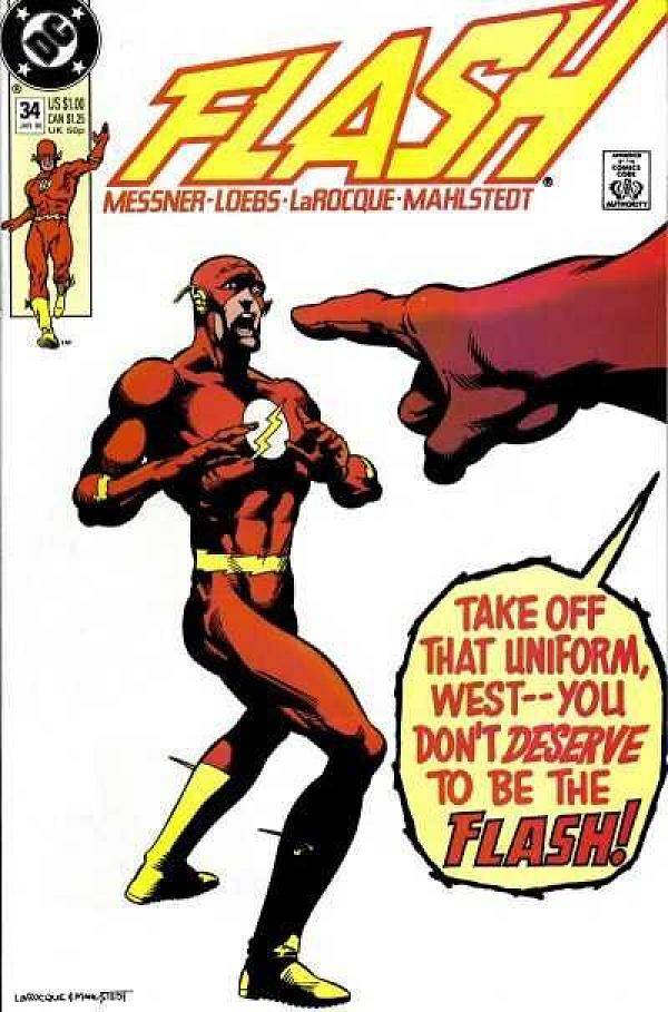 The Flash #34 null cover