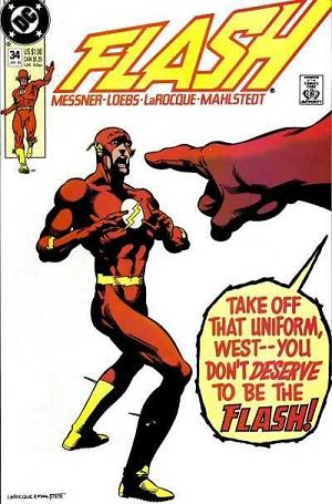 The Flash #34 cover