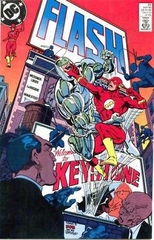 The Flash #32 cover