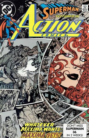 Action Comics #645 cover