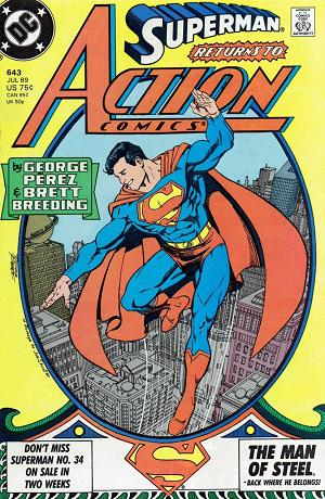 Action Comics #643 cover