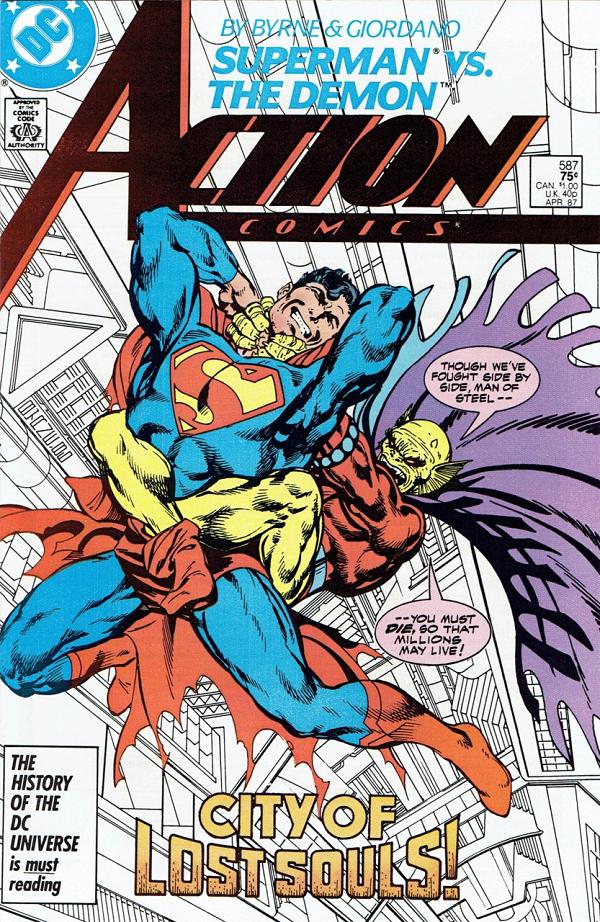Action Comics #587 null cover