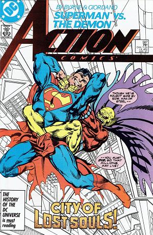 Action Comics #587 cover
