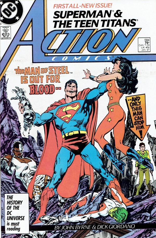 Action Comics #584 null cover