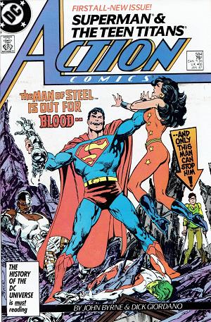 Action Comics #584 cover