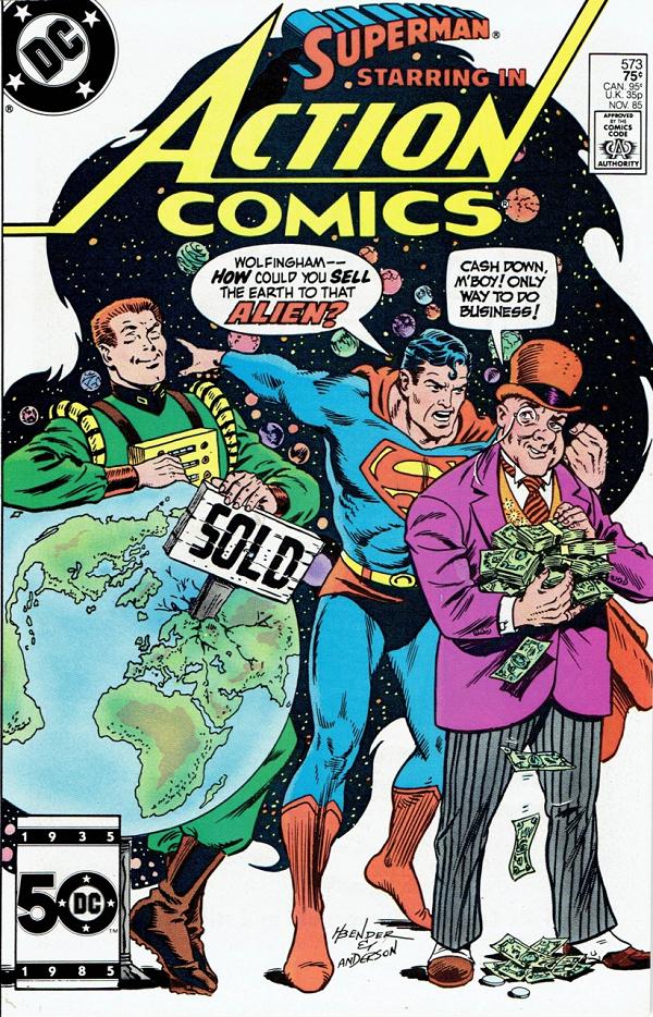 Action Comics #573 null cover