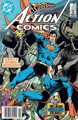 Action Comics #572 cover