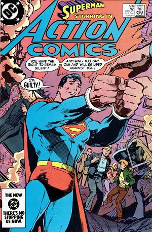 Action Comics #556 cover