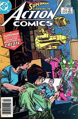 Action Comics #554 cover
