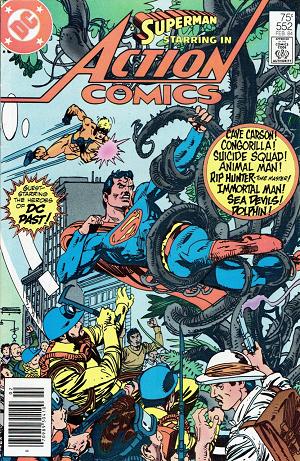 Action Comics #552 cover