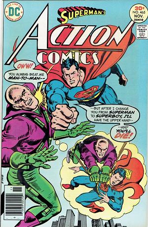 Action Comics #465 cover