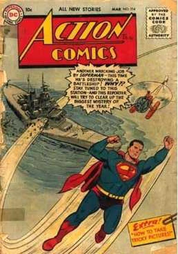 Action Comics #214 null cover