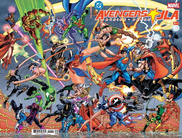 Avengers Jla #2 CVR D (OF 4) FACSIMILE EDITION CVR D GEORGE PEREZ FOIL cover